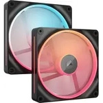 CORSAIR iCUE Link LX140-R RGB Dual Pack, schwarz, LED-Steuerung, 140mm, 2er-Pack