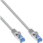 INLINE Patchkabel, Cat,6A, S/FTP, TPE (LSZH), CCA, grau, 0,3m