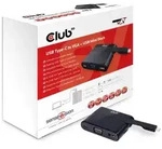 CLUB3D Adapter USB 3.0 Typ C > VGA/USB3/USB-C (MiniDock)