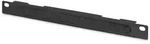 DIGITUS "254 mm (10") 0,5HE Kabelb&uuml;rstenleiste 22x254x10 mm, Farbe Schwarz (RAL