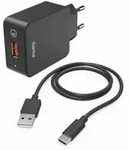 HAMA 201625 Ladeset, USB-C,QC3.0, 19,5 W