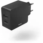 HAMA Ladeger&auml;t, USB-C (PD/QC) + USB-A, 30 Watt