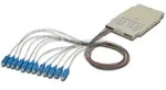 DIGITUS LWL Splei&szlig;kassette mit 12 farbigen Pigtails SC (UPC), MM OM4 50/125 &Aacute;, LSZH