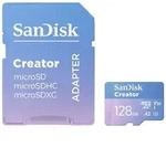 SANDISK Creator R190/W90 microSDXC 128GB Kit, UHS-I U3, A2, Class 10
