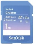 SANDISK Creator R280/W150 SDXC 1TB, UHS-II U3, Class 10