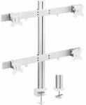 INLINE Aluminium Monitor-Tischhalterung f&uuml;r 4 Monitore