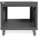 DIGITUS 8HE AVS Rack, 420 x 507 x 460 mm Gewindel&ouml;cher, Rollen, schwarz