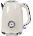 BIKITCHEN nostalgia 170 cremewei&szlig; Wasserkocher Retro 1.7L