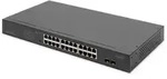 DIGITUS 24-Port Gigabit + 2-Port Gigabit SFP Unmanaged PoE Switch