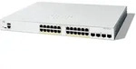 CISCO Catalyst 1300 Rackmount Gigabit Managed Stack Switch, 24x RJ-45, 4x SFP+, 