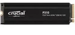 CRUCIAL P310 SSD 4TB, M.2 2280 / M-Key / PCIe 4.0 x4, K&uuml;hlk&ouml;rper