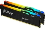 KINGSTON FURY Beast RGB schwarz DIMM Kit 128GB, DDR5-5600, CL36-38-38