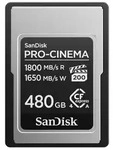 SANDISK PRO-CINEMA R1800/W1650 CFexpress 4.0 Type A 480GB
