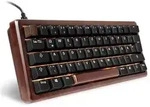 SHARKOON Skiller SGK50 S4 Gen2 Wood PBT, holz/schwarz, LEDs RGB, hot-swap, Gateron G