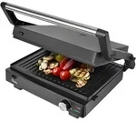 BIKITCHEN grill 200 Kontaktgrill, 1800 W, Thermostat, schwarz matt