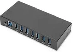 DIGITUS Industrial Railmount 7-port USB 3.0 Hub, USB-B 3.0 [Buchse]