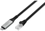 DIGITUS USB-C - RJ45 CAT 6A S/FTP Kabel, 1 Gbit/s, 3m USB 3.2 Gen1, LSZH Mantel