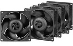 ARCTIC S8038-10K PWM schwarz, 4er-Pack, 80mm