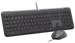 LOGITECH MK620 Signature Slim Wired Combo for Business Graphite, USB-C, ND