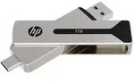 PNY HP 911 Pro Pearl Nickel 1TB, USB-A 3.0/USB-C 3.0