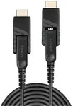 LINDY 40m Fibre Optic Hybrid Micro-HDMI 18G Kabel mit abnehmbaren HDMI- &