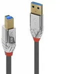 LINDY 2m USB 3.2 Typ A an B Kabel, 5GBit/s, Cromo Line