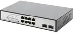 Digitus DN-951 Desktop Gigabit Switch, 8x RJ-45, 2x SFP, 180W PoE++/PoE+