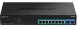 TRENDNET TPE Rackmount Gigabit Smart Switch, 8x RJ-45, 2x SFP, 130W PoE+