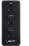 INLINE 5-Port USB-C PowerHub, Ladeger&auml;t-Erweiterung, 100W, schwarz
