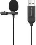 SANDBERG Streamer USB Clip Microphone