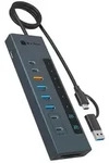 ICY BOX IB-HUB1742CR-C2PD 11-in-1 Hub, USB-A/USB-C 3.1