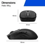 HP 705 Rechargeable Wireless Mouse, schwarz, USB/Bluetooth