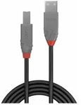 LINDY 10m USB 2.0 Typ A an B Kabel, Anthra Line