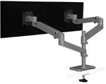 ERGOTRON LX Pro Dual Monitor Arm, hohe S&auml;ule, Direktverschraubung grau