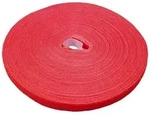 Label-The-Cable LTC PRO Roll Strap, doppelseitige Klettbandrolle, 25m, rot