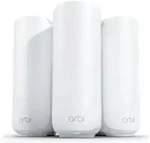 NETGEAR Orbi Wi-Fi 7, 370 Serie RBE373, BE3600, wei&szlig;, Router und 2x Repeater Set,