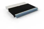 PATCHBOX Cat.6a STP Box - 8RU / STP / Blue - 0,8 m