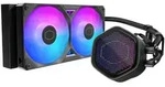 COOLER Master MasterLiquid 240 Atmos II Pixel LCD, schwarz