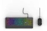 HAMA uRage Koop 320 2in1 RGB Gaming Maus und Tastatur, schwarz, USB, DE