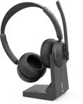 HAMA PC-Office-Headset BT-800 mit Ladestation, kabellos