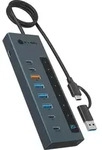 ICY BOX IB-HUB1743-CPD 9-in-1 Hub, USB-A/USB-C 3.1