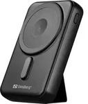 SANDBERG Magnet Wireless Powerbank 10000 schwarz