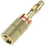 HAMA Audio-Lautsprecheradapter, Bananen-Stecker, 4er-Set