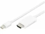 DIGITUS DisplayPort Adapterkabel, mini DP - HDMI Typ A St/St, 2.0m, DP 1.2_HDMI 2.0,