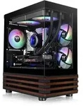 THERMALTAKE View 170 W ARGB Black, schwarz/braun, Glasfenster
