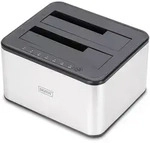 DIGITUS "SATA Docking Station USB 3.0, 2-Port, 2.5""/3.5"" SSD/HDD, Klonfunktion"