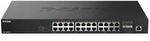 D-LINK DMS-1250 Rackmount 2.5G Smart Switch, 24x RJ-45, 4x SFP+, 475W PoE++