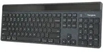 TARGUS EcoSmart Solar Keyboard, schwarz, Bluetooth, UK