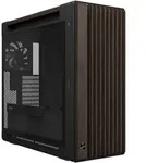 ASUS ProArt PA602 Walnut Wood TG, schwarz/braun, Tempered Glass Panel, Glasfenster