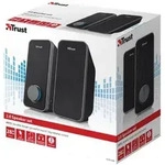 TRUST Arys 2.0 Speaker Set Lautsprecher, USB, schwarz